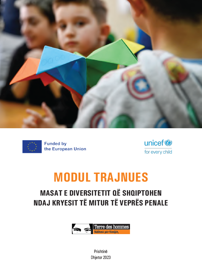 Moduli Trajnues "Masat e diversitetit qe shqiptohen ndaj kryesit të mitur të veprës penale"